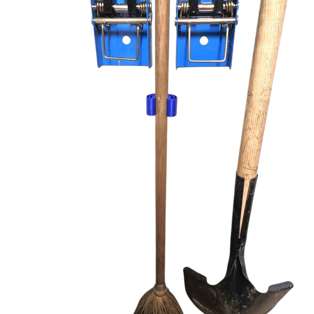 4 Pcs Broom Stick Holder, Shovel Holder Garden Tool Wall Mount β Different Sizes - Image 6