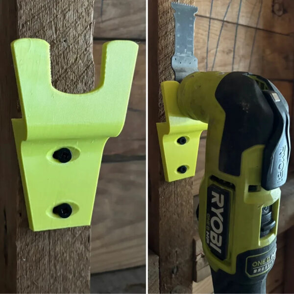 Ryobi 18V HP Oscillating Multi-Tool Wall Mount – Durable Storage Bracket